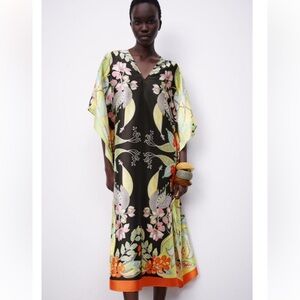 Zara Printed Kaftan Limited Edition-flawed